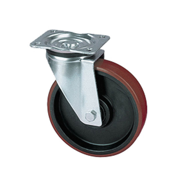 PCS - Roues en FONTE avec revêtement POLYURÉTHANE et SUPPORTS - charges lourdes - CHARIOTS - ROUE DE SUPPORT PCS - Roues en FONTE avec revêtement POLYURÉTHANE et SUPPORTS - charges lourdes - CHARIOTS - ROUE DE SUPPORT